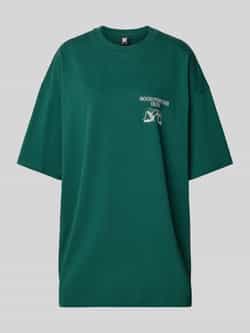 Karo Kauer Oversized T-shirt met motief- en statementprint