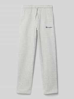 Champion Straight leg sweatpants met labelstitching