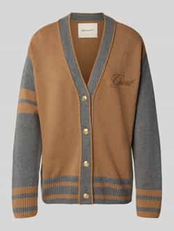 Gant Loose fit gebreid jack van een mix van wol en kasjmier