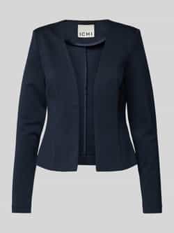 Ichi Regular fit blazer met opengewerkte voorkant model 'KATE'