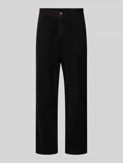 Forét Regular fit stoffen broek met elastische band model 'CLAY PANTS'