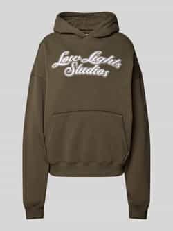 Low Lights Studios Hoodie met labelstitching model 'Shutter'