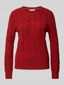 Tommy Hilfiger Wollen pullover met logostitching