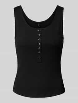 Only Slim fit tanktop van katoenmix model 'SIMPLE'