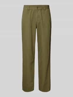Forét Tapered fit broek met elastische band model 'CLAY'