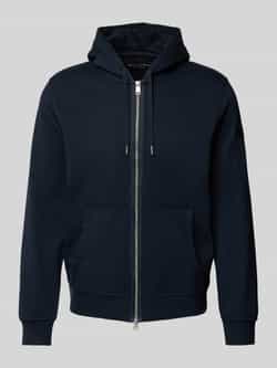 Marc O'Polo Regular fit sweatjack van puur katoen met tweewegsritssluiting