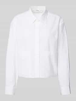 S.Oliver RED LABEL Boxy fit overhemdblouse van zuiver katoen en opgestikte zakken