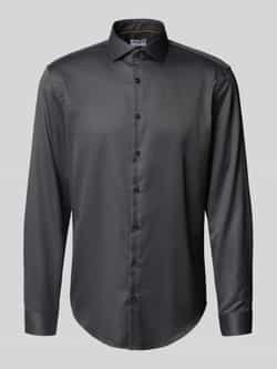 Jake*s Slim fit zakelijk overhemd van premium kwaliteit