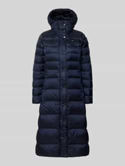 Blauer Usa Gewatteerde lange jas met capuchon model 'ANITA'