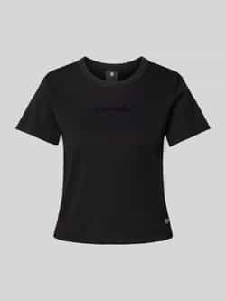 G-Star Raw T-shirt met labelstitching
