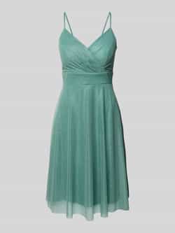 TROYDEN COLLECTION Cocktailjurk met tailleband
