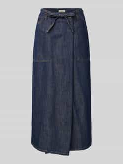 Weekend Max Mara Jeansrok met strikceintuur model 'FISCHIO'