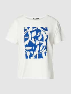 comma T-shirt met motiefprint