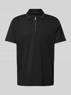 Michael Kors Poloshirt met zijsplitten model 'INTERLOCK'