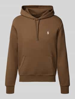 Polo Ralph Lauren Hoodie met labelstitching en kangoeroezak