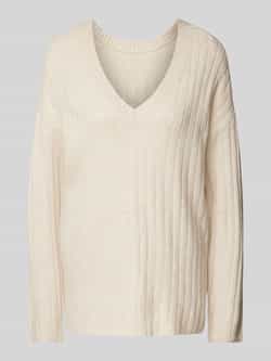 Vila Beige Acryl Blend Sweater Dames Herfst Winter Gray Dames