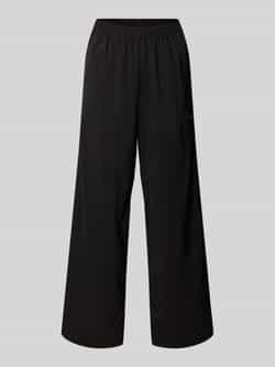 Puma Wide leg sweatpants met logodetail