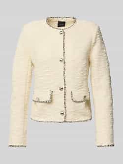 Zero Blazer met structuurmotief