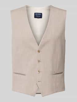 MCNEAL Slim fit gilet met all-over motief