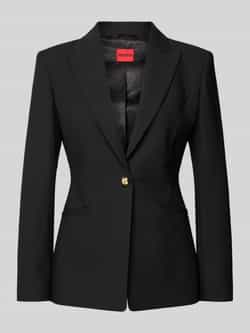 HUGO Regular fit korte blazer met viscose model 'ABIRE'