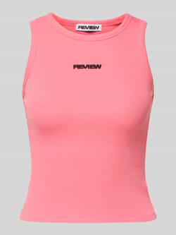 Review Tanktop met labelstitching
