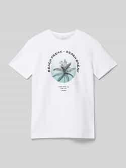 S.Oliver RED LABEL T-shirt met motief- en statementprint
