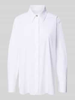 Marc Cain Overhemdblouse met blinde knoopsluiting
