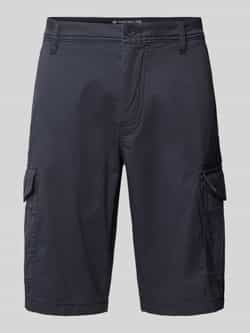 Tom Tailor Regular fit korte cargobroek van katoenmix