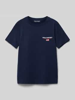 Polo Sport T-shirt met labelstitching
