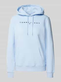 Tommy Jeans Regular fit hoodie met labelstitching