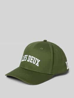 Les Deux Baseballpet met labelstitching