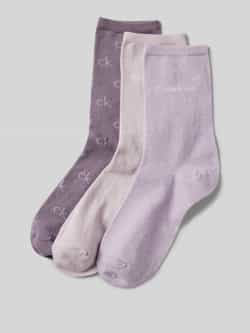 CK Calvin Klein Sokken met labeldetail inclusief cadeaubox in een set van 3 paar