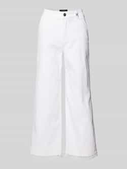 Marc Cain Wide fit jeans met kant