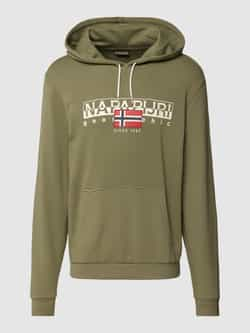 Napapijri Hoodie met labelprint