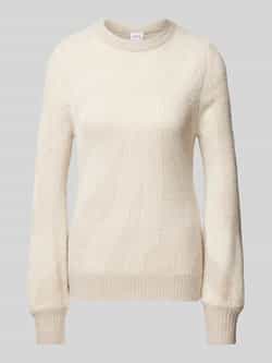 Vila Gezellige Acryl Blend Trui voor vrouwen Beige Dames