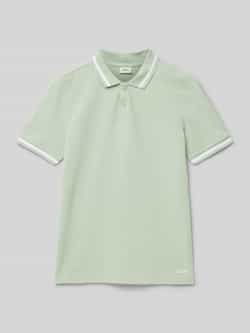 S.Oliver RED LABEL Regular fit poloshirt van katoen-piqué met contraststrepen