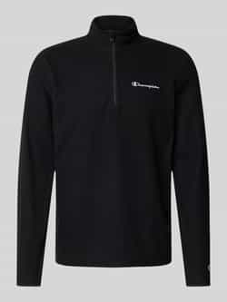 Champion Fleece 1 4 Zip Top Black- Heren Black
