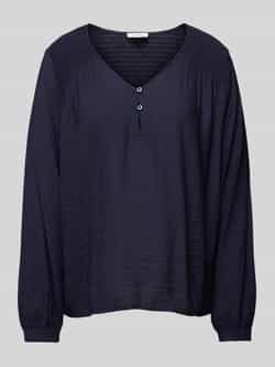 S.Oliver Blouse met lange mouwen met gesmokte details