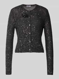 Marella Gebreid jack met pailletten model 'SABA1'