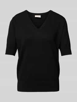 FREE QUENT Gebreid shirt met V-hals model 'Katie'