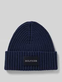 Tommy Hilfiger Muts met labelpatch model 'MONOTYPE'