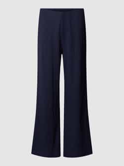 Christian Berg Woman Flared fit stoffen broek met structuurmotief