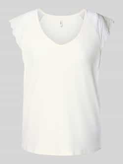 Only Regular fit T-shirt met kapmouwen model 'PETRA'