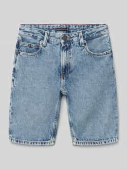 Tommy Hilfiger Teens Korte jeans in 5-pocketmodel met logostitching