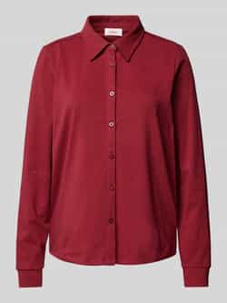 S.Oliver RED LABEL Regular fit blouse met platte kraag