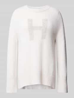 Hemisphere Gebreide pullover met ronde hals
