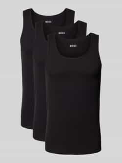 Boss Tanktop met labelstitching in een set van 3 paar model 'ONE'