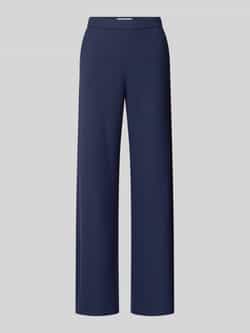 RAFFAELLO ROSSI Wide leg stoffen broek met structuurmotief model 'PALINA'