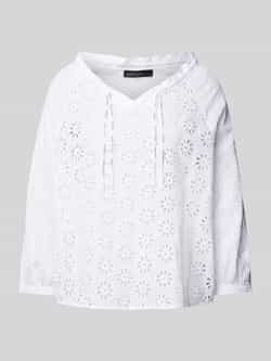 Marc Cain Blouseshirt met ajourborduursel