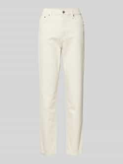 Ralph Lauren Hoge taille jeans met rechte pijpen Beige Dames